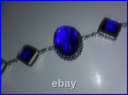 Vintage Art Deco Tanzanite Bracelet Circa 1920's Spectacular! -beverly Hills