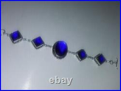 Vintage Art Deco Tanzanite Bracelet Circa 1920's Spectacular! -beverly Hills