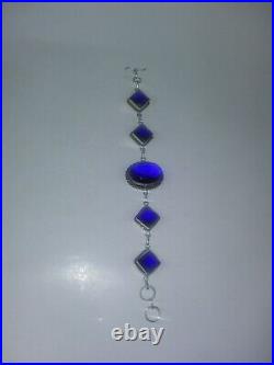 Vintage Art Deco Tanzanite Bracelet Circa 1920's Spectacular! -beverly Hills