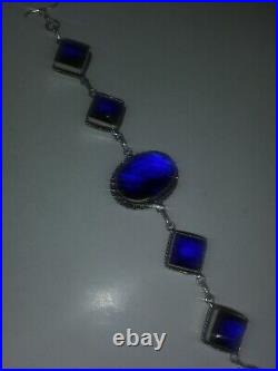 Vintage Art Deco Tanzanite Bracelet Circa 1920's Spectacular! -beverly Hills