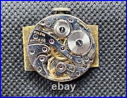 Vintage Bulova Men's Art Deco Wristwatch, 10K gold plated, 10AE, 17 jewels