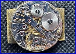 Vintage Bulova Men's Art Deco Wristwatch, 10K gold plated, 10AE, 17 jewels