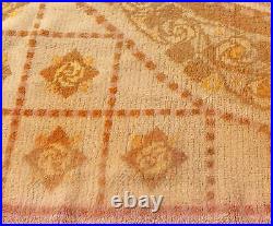Vintage French Art Deco Handwoven Wool Carpet BB5655