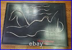 Vintage HENRI MATISSE Naked in the Waves Neon Light Modernism Wall Art Deco Nude