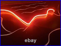 Vintage HENRI MATISSE Naked in the Waves Neon Light Modernism Wall Art Deco Nude