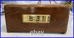 Vintage Lawson Clock Model P40 Style 215P MCM Art Deco WORKS