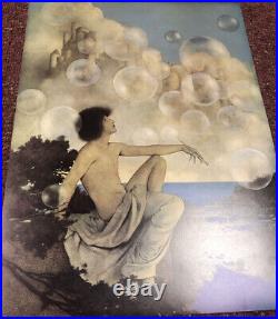 Vintage Maxfield Parrish Air Castles Print Art Deco RARE