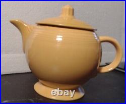 Vintage Original Yellow Fiesta Ware C Handle Small Teapot