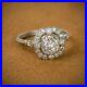 Vintage Style Art Deco 3.10 Ct Lab-Created White Diamond Wedding Ring 925 Silver