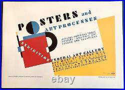 Vintage Wheatley Press WPA Ltd Edition Posters & Art Processes Serigraph Poster