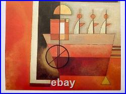 Wassily Kandinsky 1979 Modernist Lithograph Print Painting In Painting 1936